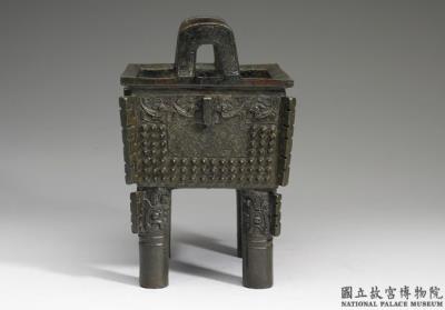 图片[3]-Square ding cauldron with inscription “Ya chou”, late Shang dynasty, c. 12th-11th century BCE-China Archive